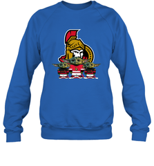 Ottawa Senators Star Wars Logo Baby Yoda Sweatshirt - PrimaryTee