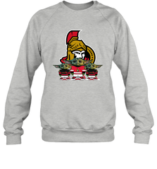 Ottawa Senators Star Wars Logo Baby Yoda Sweatshirt - PrimaryTee