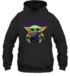 Baby Yoda Loves The New York Giants Star Wars NFL Shirts Hoodie - PrimaryTee