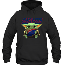Baby Yoda Loves The New York Giants Star Wars NFL Shirts Hoodie - PrimaryTee