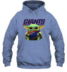Baby Yoda Loves The New York Giants Star Wars NFL Shirts Hoodie - PrimaryTee