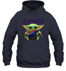 Baby Yoda Loves The New York Giants Star Wars NFL Shirts Hoodie - PrimaryTee