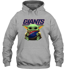 Baby Yoda Loves The New York Giants Star Wars NFL Shirts Hoodie - PrimaryTee
