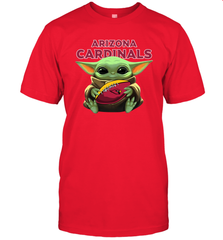 Baby Yoda Loves The Arizona Cardinals Star Wars NFL Shirts Men's T-Shirt - PrimaryTee