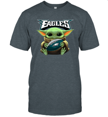Baby Yoda Loves The Philadelphia Eagles Star Wars NFL Shirts Men's T-Shirt - PrimaryTee