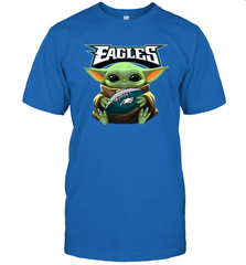 Baby Yoda Loves The Philadelphia Eagles Star Wars NFL Shirts Men's T-Shirt - PrimaryTee