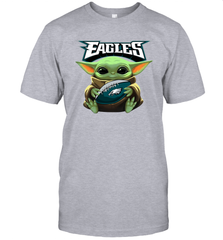 Baby Yoda Loves The Philadelphia Eagles Star Wars NFL Shirts Men's T-Shirt - PrimaryTee