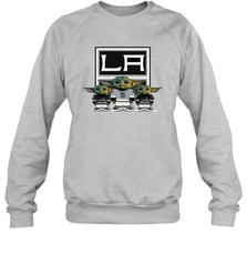 Los Angeles Kings Star Wars Logo Baby Yoda Sweatshirt - PrimaryTee