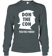 Don The Con Trump Impeached Youre Fired Shirt Long Sleeve T-Shirt - PrimaryTee
