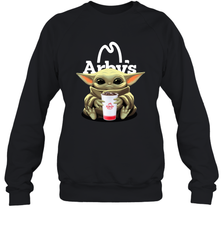 Baby Yoda Hugs Arbys Cup Star Wars Shirts Sweatshirt - PrimaryTee