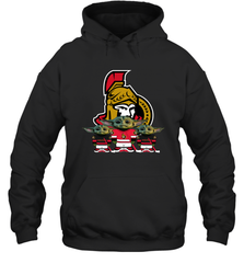 Ottawa Senators Star Wars Logo Baby Yoda Hoodie - PrimaryTee