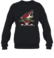 Arizona Coyotes Star Wars Logo Baby Yoda Sweatshirt - PrimaryTee