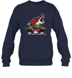 Arizona Coyotes Star Wars Logo Baby Yoda Sweatshirt - PrimaryTee