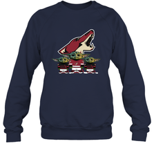 Arizona Coyotes Star Wars Logo Baby Yoda Sweatshirt - PrimaryTee