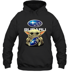 Baby Yoda Hugs The Subaru Car Logo Star Wars Shirts Hoodie - PrimaryTee