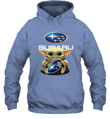 Baby Yoda Hugs The Subaru Car Logo Star Wars Shirts Hoodie - PrimaryTee