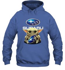 Baby Yoda Hugs The Subaru Car Logo Star Wars Shirts Hoodie - PrimaryTee