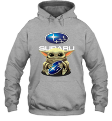 Baby Yoda Hugs The Subaru Car Logo Star Wars Shirts Hoodie - PrimaryTee
