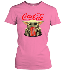 Baby Yoda Hugs Coca Cola Can Star Wars Shirts Women's T-Shirt - PrimaryTee