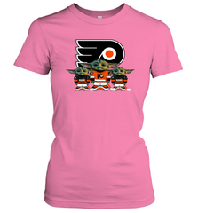 Philadelphia Flyers Star Wars Logo Baby Yoda Women's T-Shirt - PrimaryTee