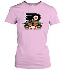 Philadelphia Flyers Star Wars Logo Baby Yoda Women's T-Shirt - PrimaryTee