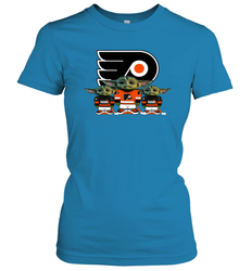 Philadelphia Flyers Star Wars Logo Baby Yoda Women's T-Shirt - PrimaryTee
