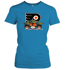 Philadelphia Flyers Star Wars Logo Baby Yoda Women's T-Shirt - PrimaryTee