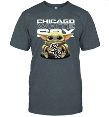 Baby Yoda Hugs The Chicago White Sox Shirts Men's T-Shirt - PrimaryTee