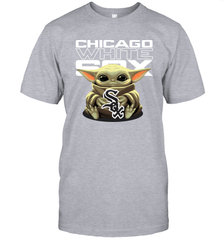 Baby Yoda Hugs The Chicago White Sox Shirts Men's T-Shirt - PrimaryTee