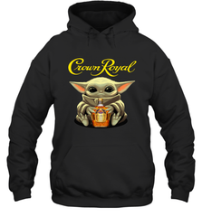 Baby Yoda Hugs Crown Royal Bottle Star Wars Shirts Hoodie - PrimaryTee