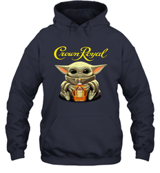 Baby Yoda Hugs Crown Royal Bottle Star Wars Shirts Hoodie - PrimaryTee