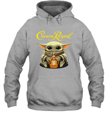 Baby Yoda Hugs Crown Royal Bottle Star Wars Shirts Hoodie - PrimaryTee