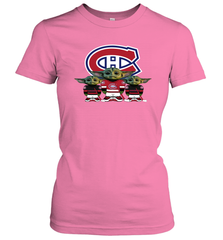Montreal Canadiens Star Wars Logo Baby Yoda Women's T-Shirt - PrimaryTee