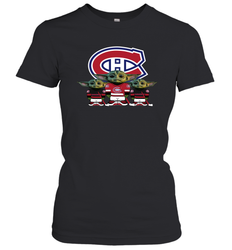 Montreal Canadiens Star Wars Logo Baby Yoda Women's T-Shirt - PrimaryTee