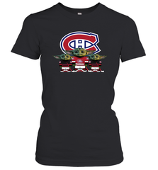 Montreal Canadiens Star Wars Logo Baby Yoda Women's T-Shirt - PrimaryTee