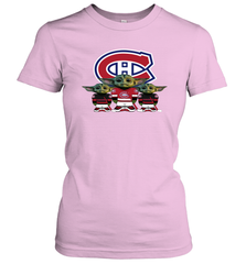 Montreal Canadiens Star Wars Logo Baby Yoda Women's T-Shirt - PrimaryTee