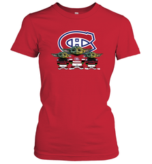 Montreal Canadiens Star Wars Logo Baby Yoda Women's T-Shirt - PrimaryTee