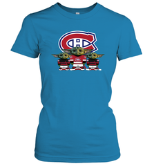 Montreal Canadiens Star Wars Logo Baby Yoda Women's T-Shirt - PrimaryTee