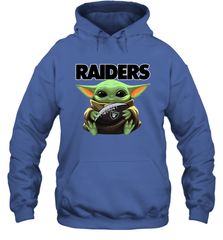 Baby Yoda Loves The Oakland Raiders Star Wars NFL Shirts Hoodie - PrimaryTee