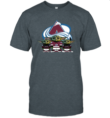Colorado Avalanche Star Wars Logo Baby Yoda Men's T-Shirt - PrimaryTee