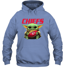 Baby Yoda Loves The Kansas City Chiefs Star Wars NFL Shirts Hoodie - PrimaryTee