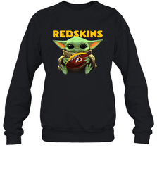 Baby Yoda Loves The Washington Redskins Star Wars NFL Shirts Sweatshirt - PrimaryTee