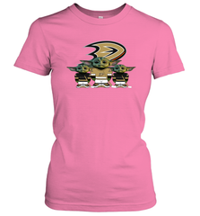 Anaheim Ducks Star Wars Logo Baby Yoda Women's T-Shirt - PrimaryTee