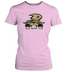 Anaheim Ducks Star Wars Logo Baby Yoda Women's T-Shirt - PrimaryTee
