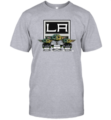 Los Angeles Kings Star Wars Logo Baby Yoda Men's T-Shirt - PrimaryTee