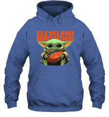 Baby Yoda Loves The Cleveland Browns Star Wars NFL Shirts Hoodie - PrimaryTee