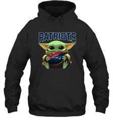 Baby Yoda Loves The New England Patriots Star Wars NFL Shirts Hoodie - PrimaryTee