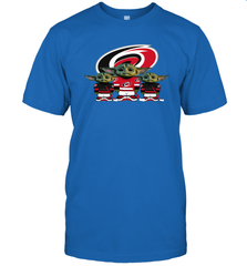Carolina Hurricanes Star Wars Logo Baby Yoda Men's T-Shirt - PrimaryTee