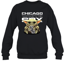 Baby Yoda Hugs The Chicago White Sox Shirts Sweatshirt - PrimaryTee