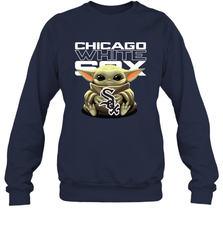 Baby Yoda Hugs The Chicago White Sox Shirts Sweatshirt - PrimaryTee